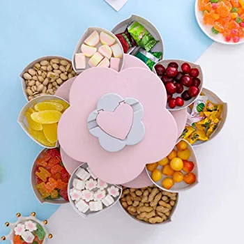 Double Layer Flower Candy Box