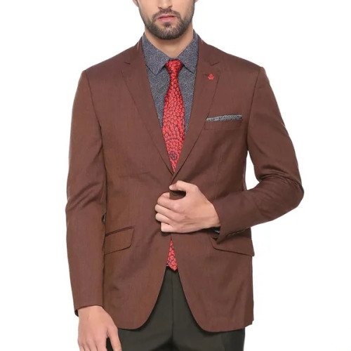 Double Button Slim Fit Blazer for Men