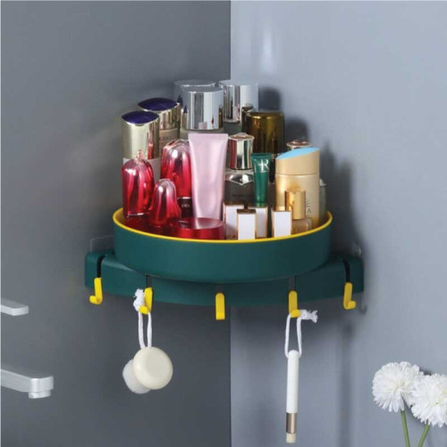 Wall Mounted Rotating Corner Shelf