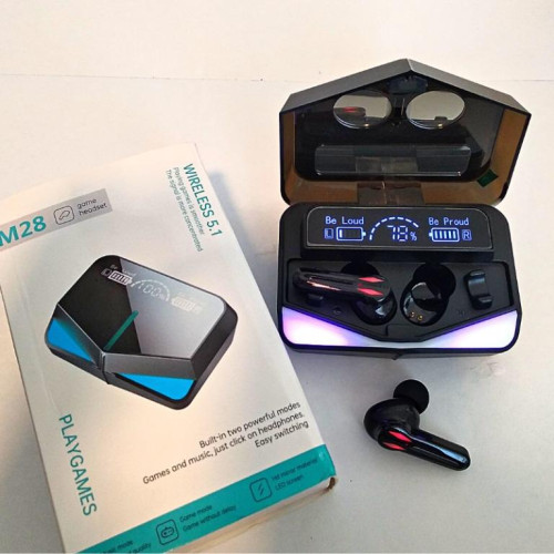 M28 Gaming Headsets TWS Bt Earphone With Mic