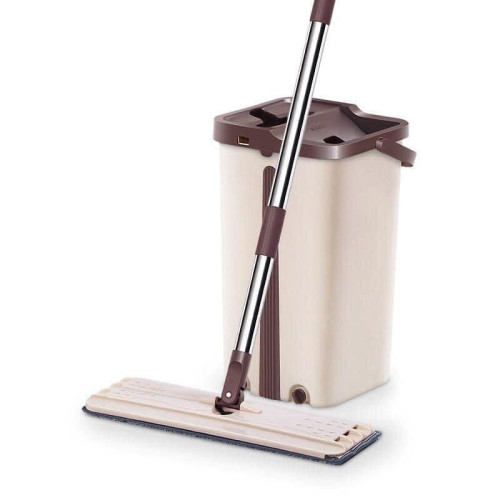 Flat Floor Mop And Bucket Set