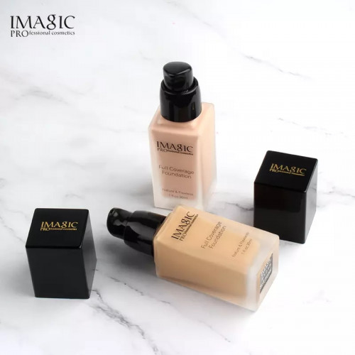 IMAGIC Liquid Foundation Cream- Full Coverage Concealer Face Base Makeup Oil-control