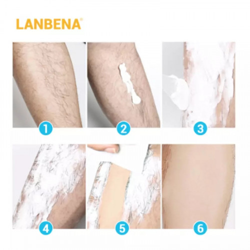 LANBENA Hair Removal Cream Whitening Painless Hair Remover Creams 