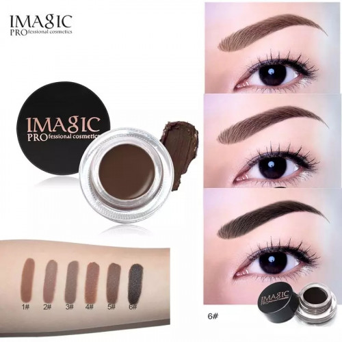 IMAGIC Eyebrow Pomade Gel 6Colors Waterproof Eye brow Makeup Tattoo Tint