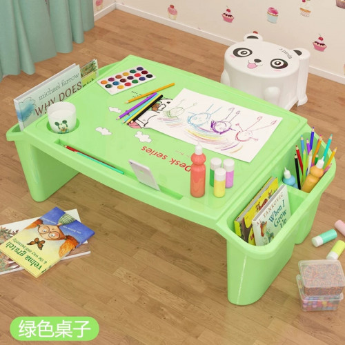 singapore free! ! Small desk on plastic bed Children's writing study desk