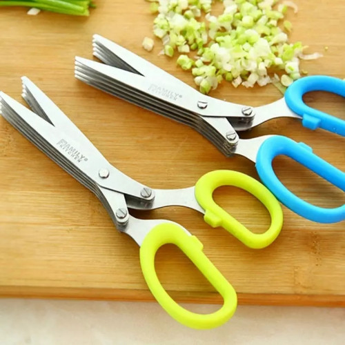 5 Layers Kitchen Scissor Vegetable Cutter