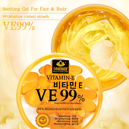 Original Drmeinaier Vitamin E Soothing Gel VE 99% For Face & Body 300ml
