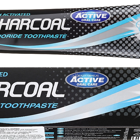 Beauty Formulas With Activated Charcoal Fluoride Toothpaste