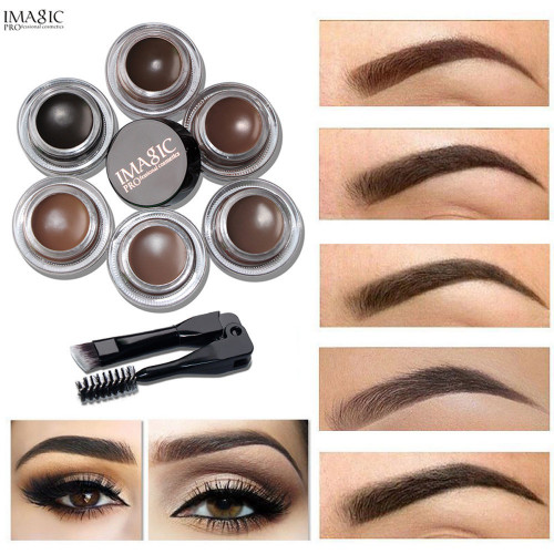 IMAGIC Eyebrow Pomade Gel 6Colors Waterproof Eye brow Makeup Tattoo Tint