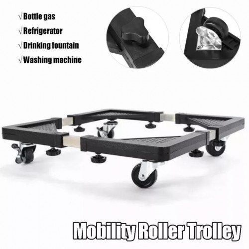 Multifunctional, Wheels Mobility Roller Trolley Washing Machine Stand Fridge Base 690-960mm