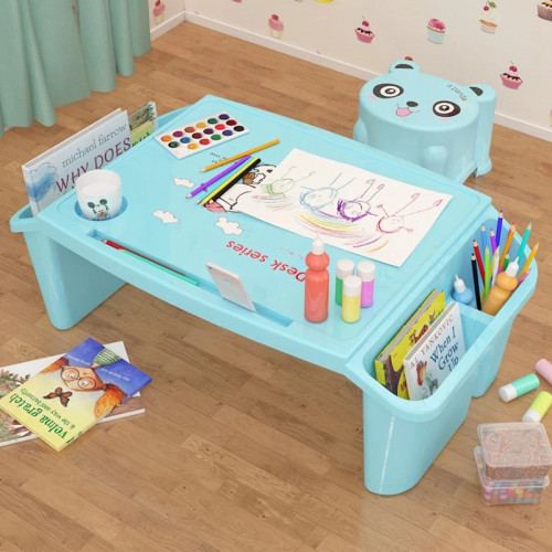 singapore free! ! Small desk on plastic bed Children's writing study desk