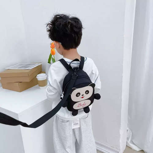 1-3-5 year old kindergarten children’s schoolbag boys and girls anti-lost rope baby cute frog backpack kids small backpack