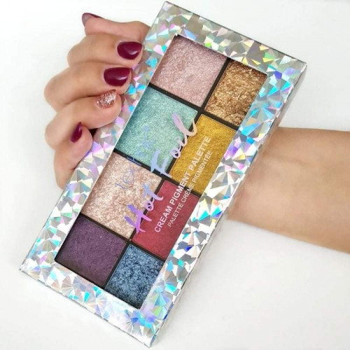 Cream Pigment Eye Shadow Palette - Hot Foil