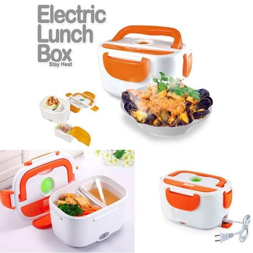 "Electric Heating Lunch Box Food Heater Portable Lunch Containers Warming Bento for Home & Office Use "