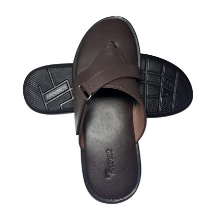 Men's Leather Sandals Chocolate (T-SS0821-M02-SCR040-1)