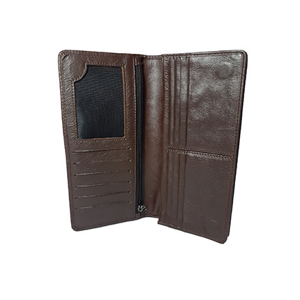 Genuine Leather Long Wallet (T-SS0421-M04-LMG040)