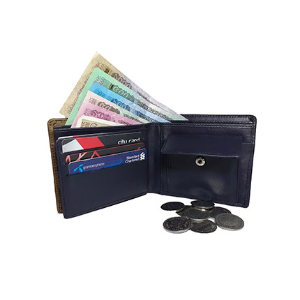 Genuine Leather Wallet For Men's (T-SS0421-M04-SPD020)