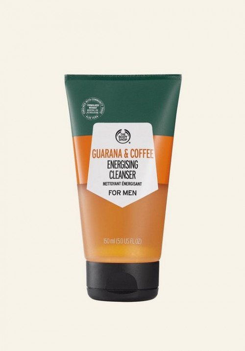 The Body Shop Guarana And Coffee Energising Cleanser For Men 150 Ml