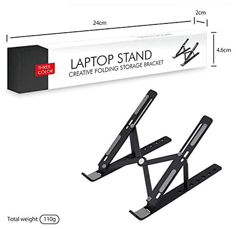 Laptop Stand Creative Folding Storage Bracket for 10-17 inch Tablets Notebook Laptop Premium Quality Aluminum Alloy