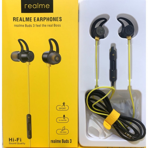Realme Buds 3 Magnet In-Ear Wired Music Earphone