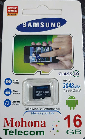Samsung 16GB Micro SD Class 10 Memory Card