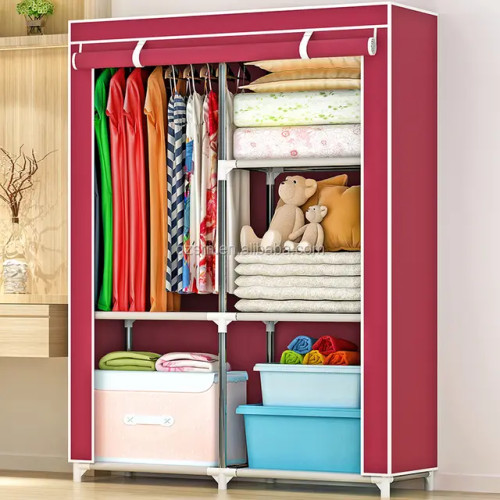 Portable Cloth And Storage Wardrobe Cabinet