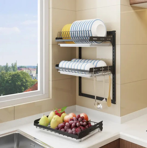 Wall Mounted Dish Drying Rack