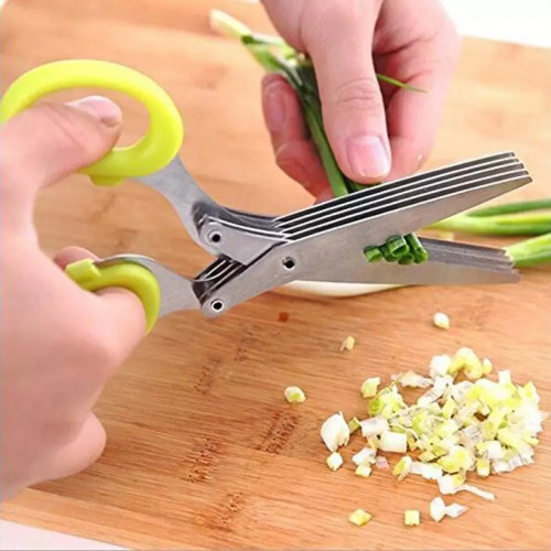 5 Layers Kitchen Scissor Vegetable Cutter