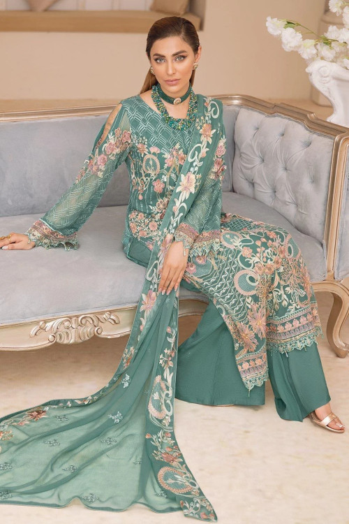 Ramsha Chevron Salwar Suits