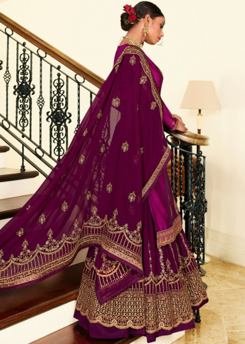 Magenta Zubeda Yuganta Lehenga Kameez