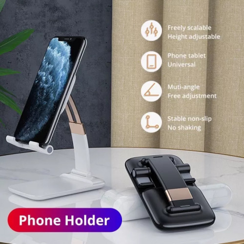  Foldable Desk Mobile Phone Holder Stand Application For Phone Pad Tablet Flexible Gravit