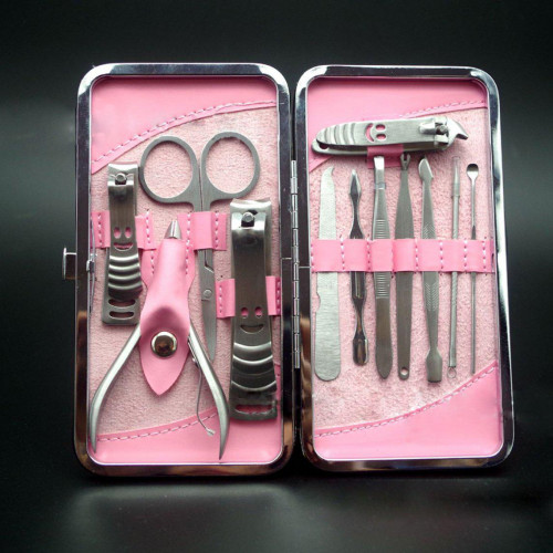 Stainless steel manicure pedicure tool set Portable travel and toilet tool set Professional nail clipper set Manicure set