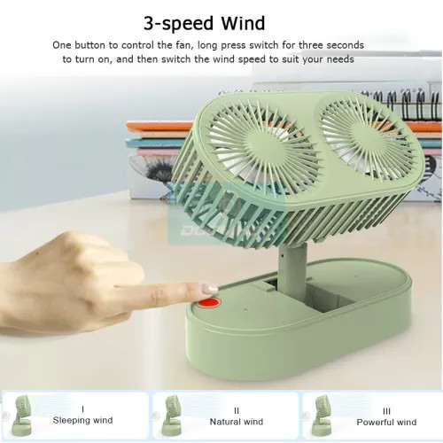 FOLDING TABLE TOP FAN