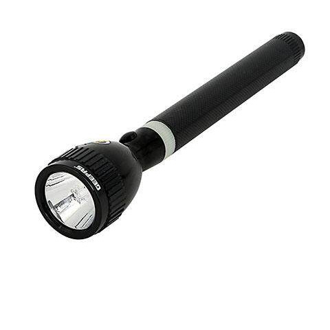 Geepas 3827 Rechargeable Flashlight Torch Light 1800 Meters