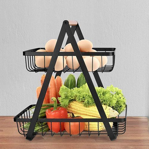 2 Tier Metal Fruit Basket