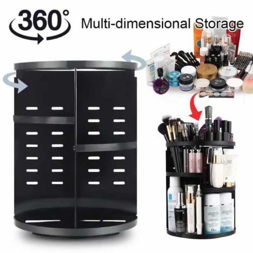 360 Rotation Plastic Cosmetic Organizer