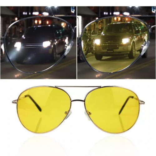 Night View Yellow Men's Sunglasses