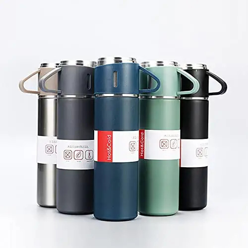 Stainless Steel Vacuum Flask Set