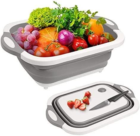 Multifunction Chopping Board Storage Basket