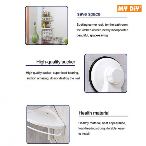 Brand new and high quality Corner Shelf Magic Suction Cup