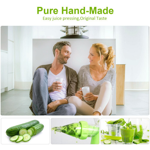 Manual Hand Juice Maker Plastic Handel