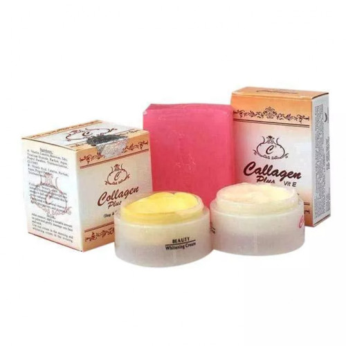 COLLAGEN VIT- E PLUS SOAP- AND WHITENING CREAM