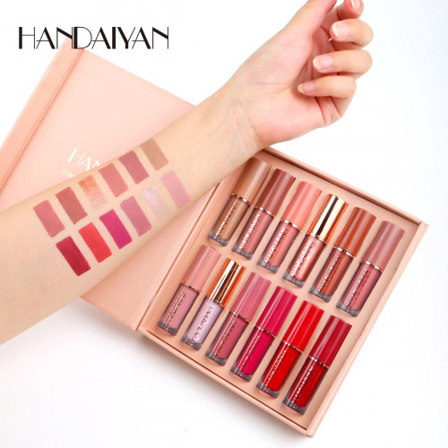 HANDAIYAN 12-color Lip Gloss The Love Lip Set Matte