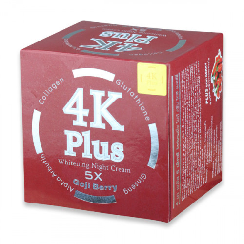 4K Plus 5X Whitening Night Cream- Goji Berry