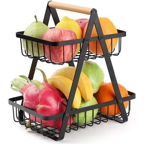 2 Tier Metal Fruit Basket