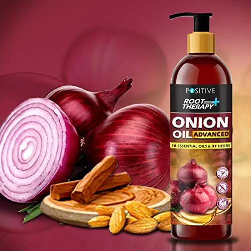 Positive Root Therapy plus Advance Red Onion Oil for Hair Growth with 18 Essential Oils & 37 Herbs, 200 ml