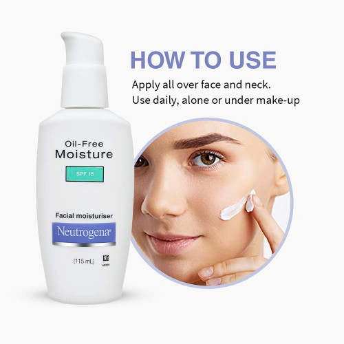 Neutrogena Oil Free Face Moisture SPF 15 For Normal To Oily Skin, 115ml