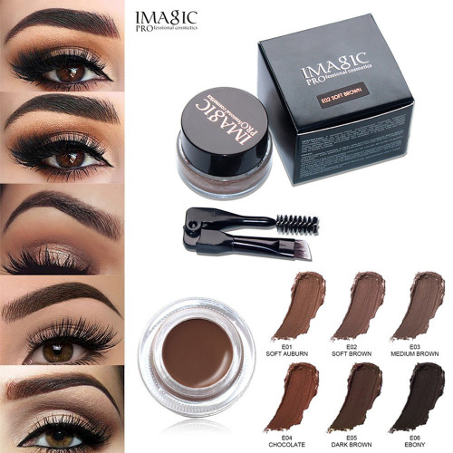 IMAGIC Eyebrow Pomade Gel 6Colors Waterproof Eye brow Makeup Tattoo Tint