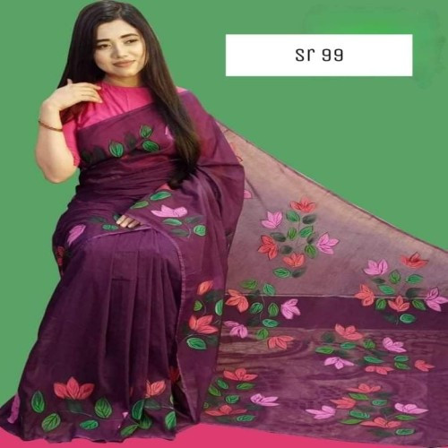 Tangail- Half Silk Sharee For Women 