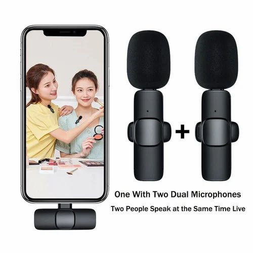 K9 Double Wireless Microphone 2 In 1